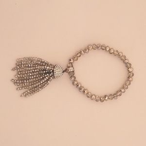 Beaded tassel bracelet